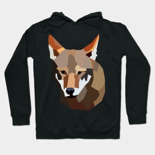 Red Wolf Portrait Hoodie